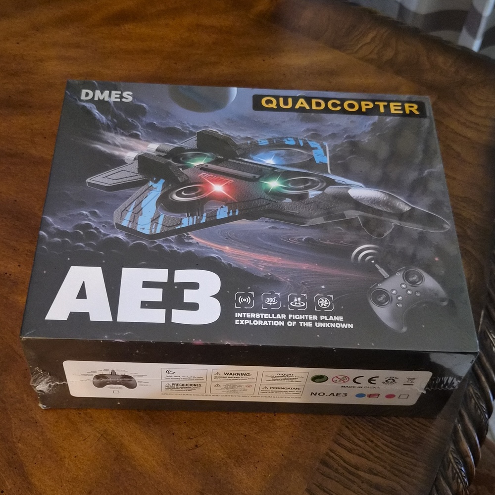 DMES AE3 Drone Interstellar Fighter Plane NIB